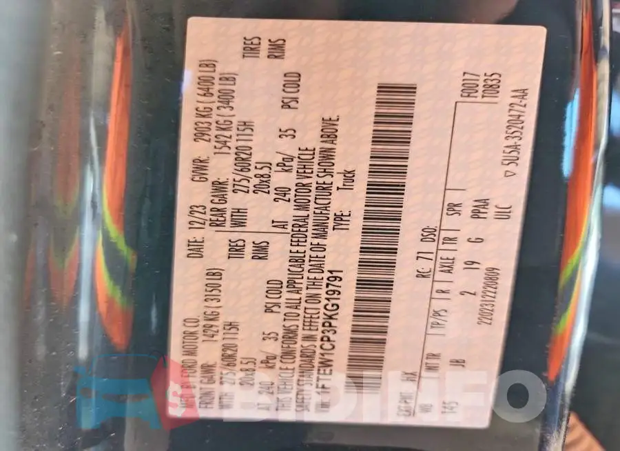 1FTEW1CP3PKG19791 Photo# 12