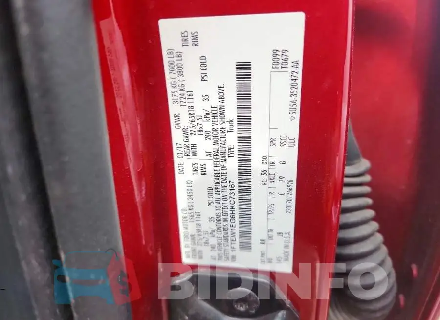 1FTEW1EG6HKC73167 Photo# 12