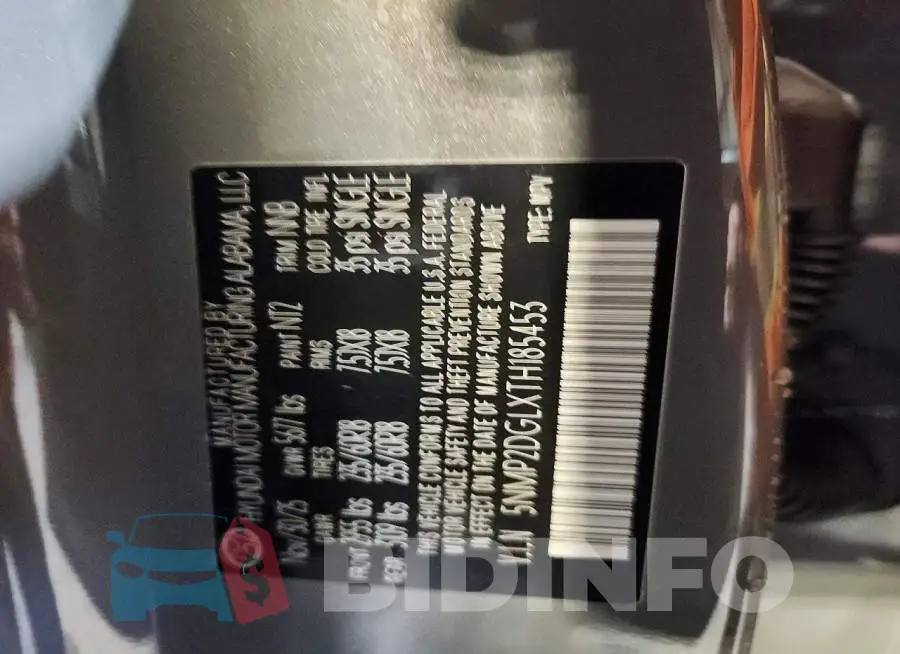 5NMP2DGLXTH185453 Photo# 14