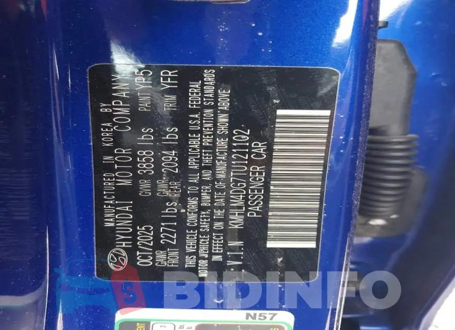 KMHLM4DG7TU121102 Photo# 12