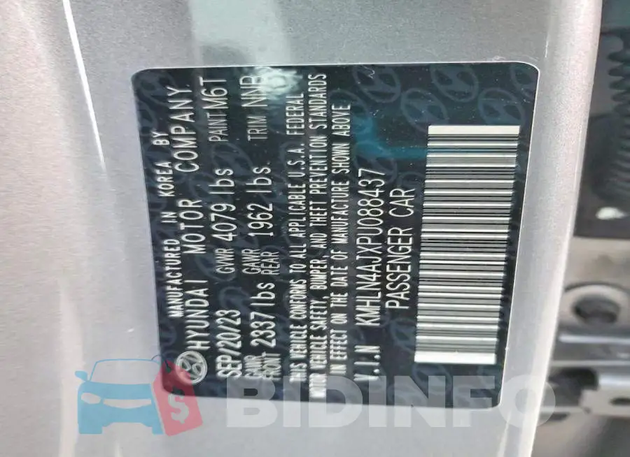 KMHLN4AJXPU088437 Photo# 12