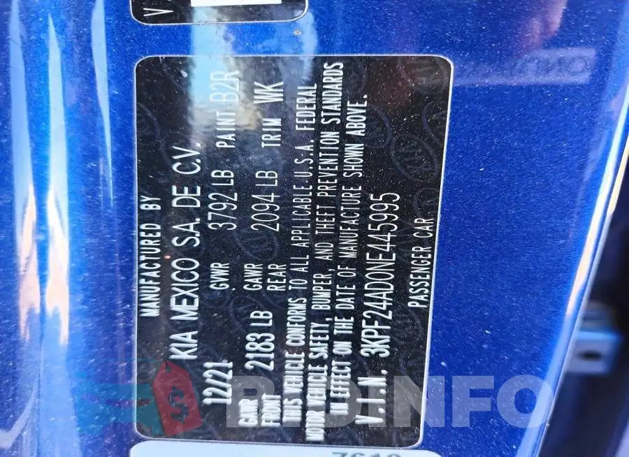 3KPF24AD0NE445995 Photo# 12