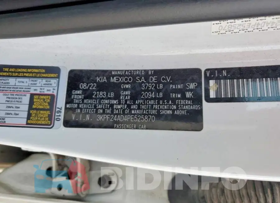 3KPF24AD4PE525870 Photo# 12