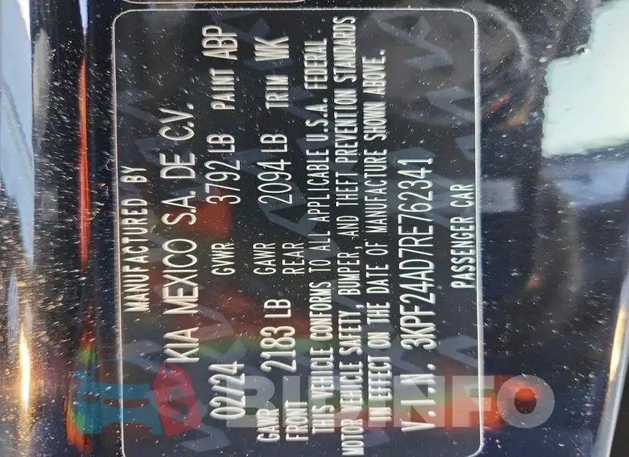 3KPF24AD7RE762341 Photo# 12