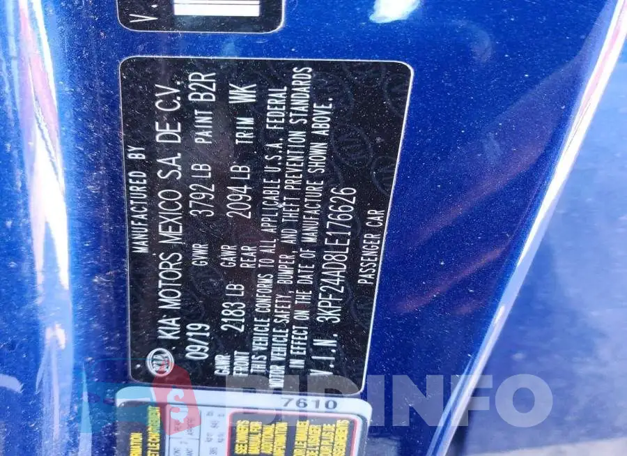 3KPF24AD8LE176626 Photo# 12