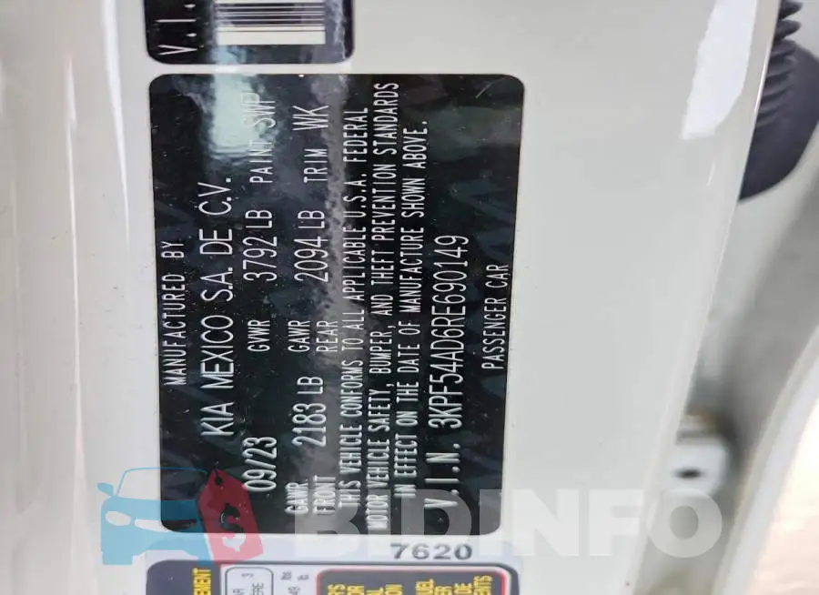 3KPF54AD6RE690149 Photo# 12