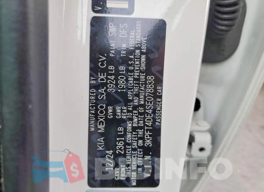 3KPFT4DE4SE078838 Photo# 13