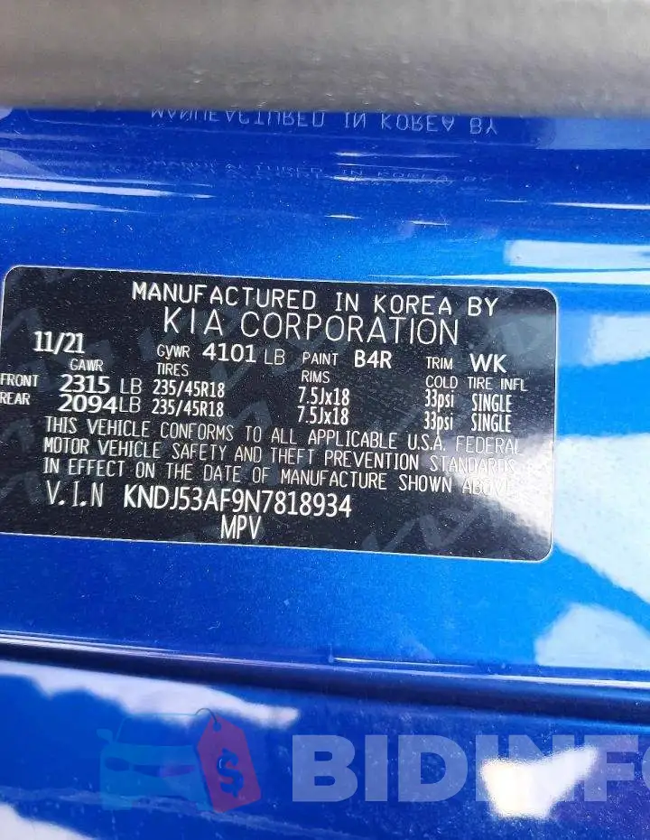 KNDJ53AF9N7818934 Photo# 12