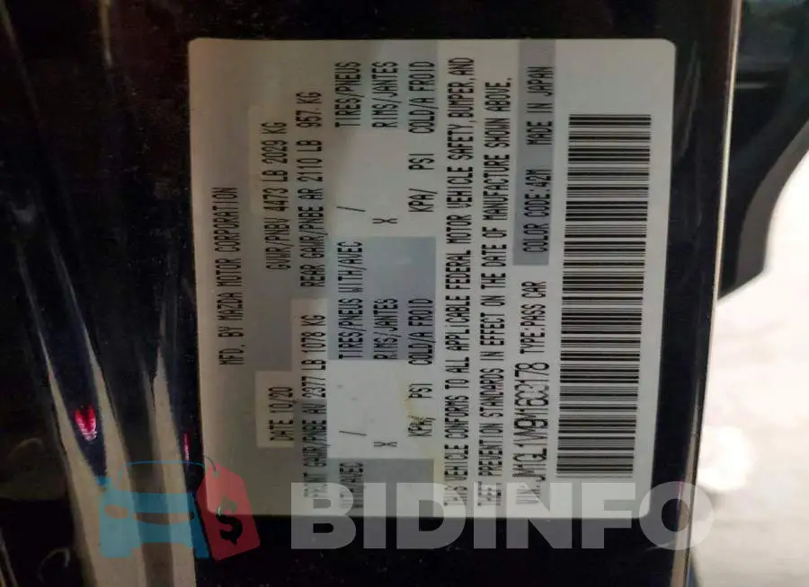 JM1GL1VM9M1603178 Photo# 13