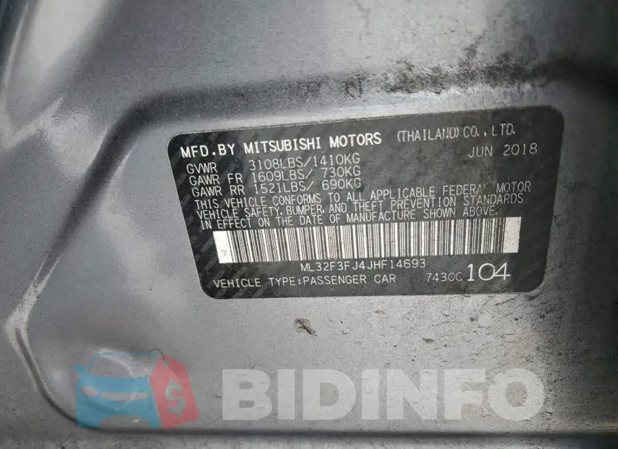 ML32F3FJ4JHF14693 Photo# 12