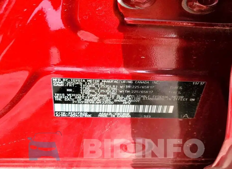 2T3ZFREV8JW433500 Photo# 14