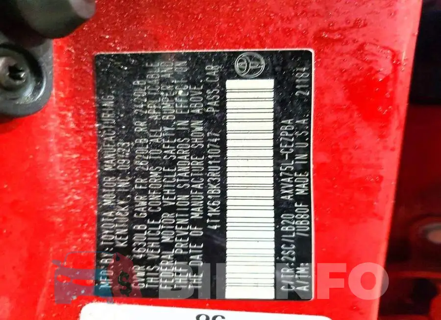 4T1K61BK3RU110747 Photo# 12