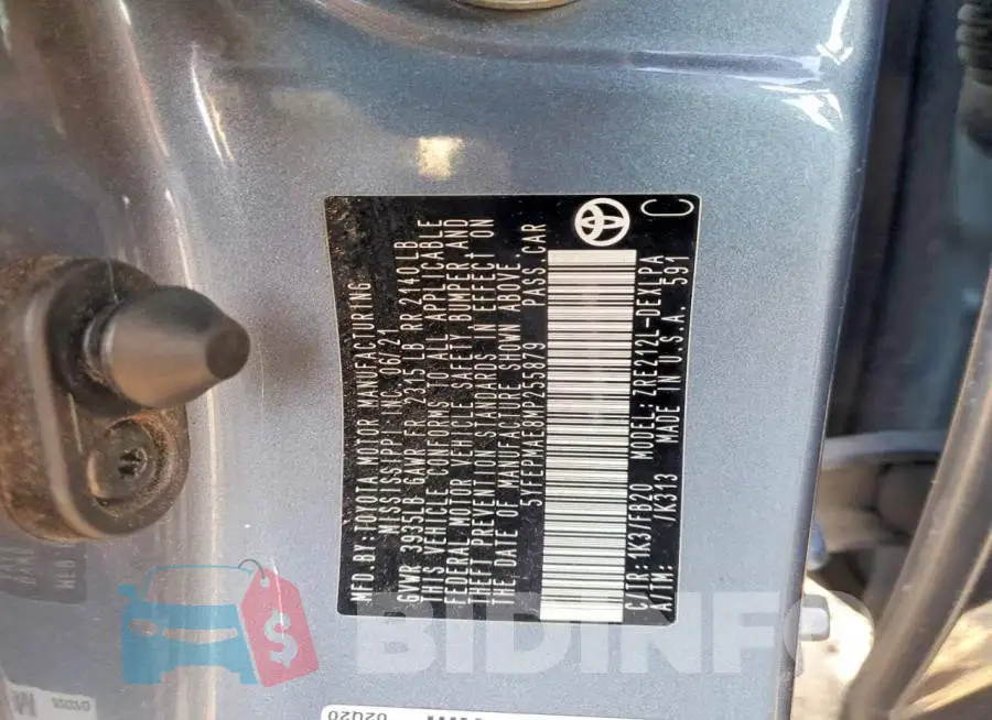 5YFEPMAE8MP255879 Photo# 13
