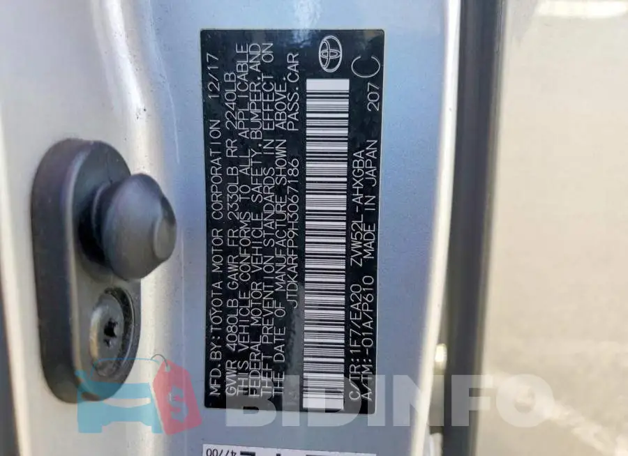 JTDKARFP9H3067186 Photo# 13