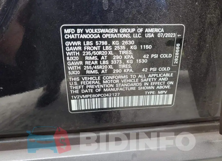 1V2VMPE80PC042127 Photo# 13