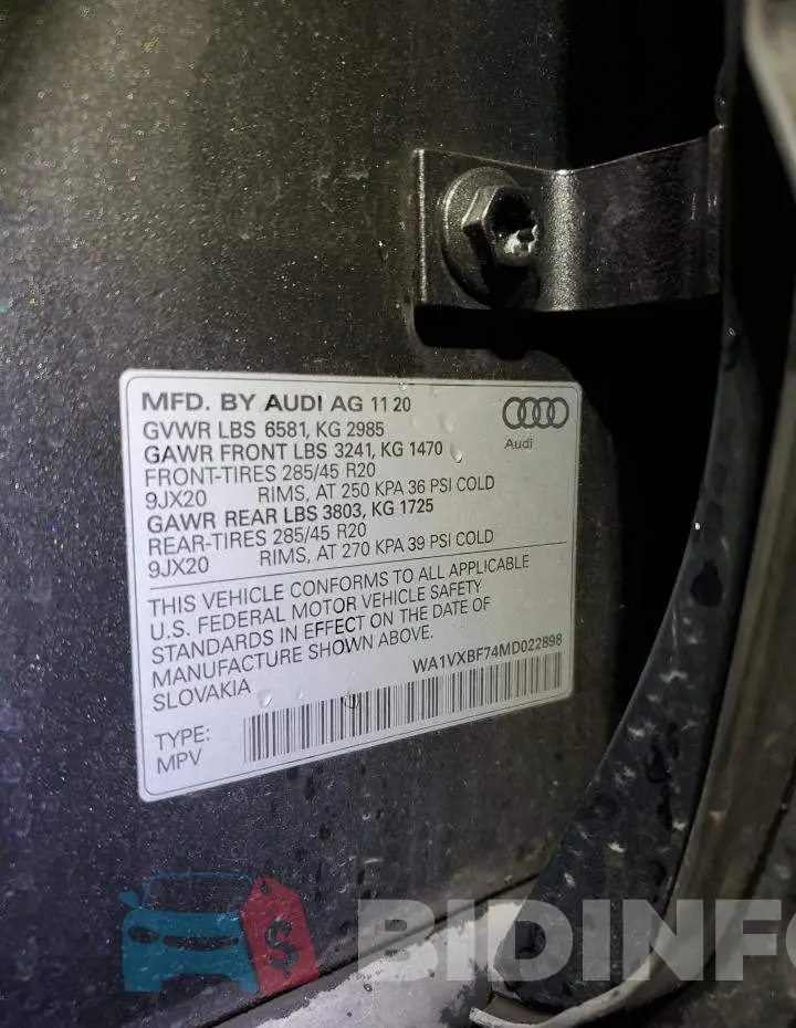 WA1VXBF74MD022898 Photo# 14