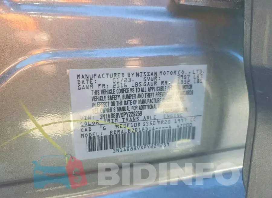 3N1AB8BVXPY229259 Photo# 12