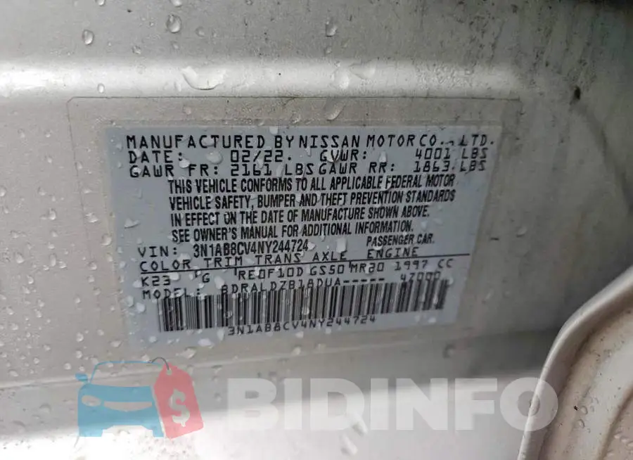 3N1AB8CV4NY244724 Photo# 12