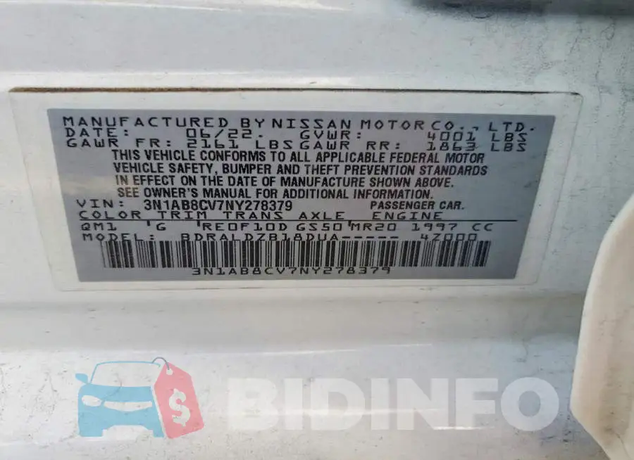 3N1AB8CV7NY278379 Photo# 12