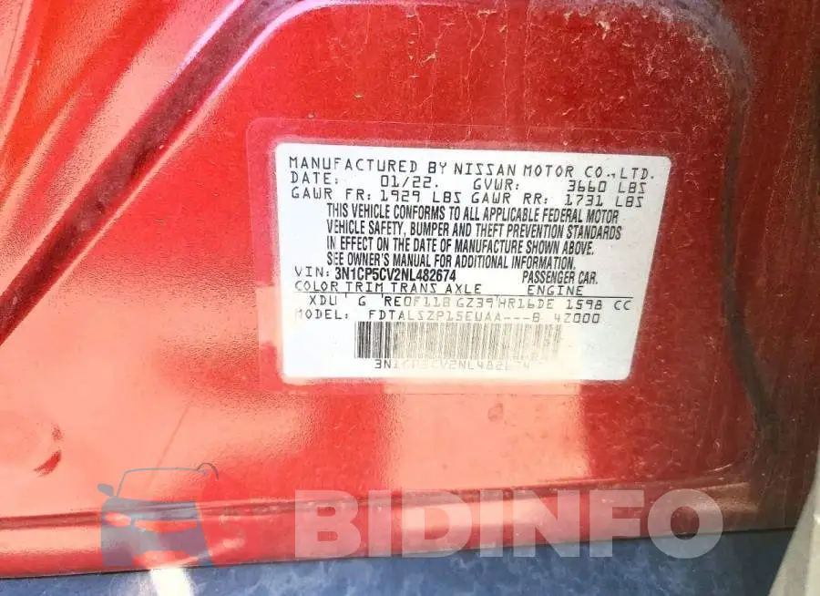 3N1CP5CV2NL482674 Photo# 14