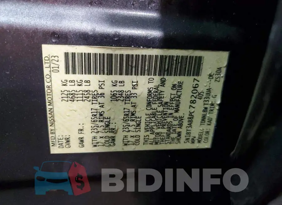 5N1BT3AB8PC782067 Photo# 13