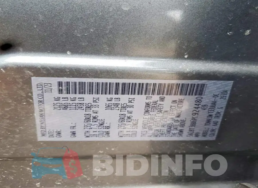 5N1BT3BB6PC924480 Photo# 12