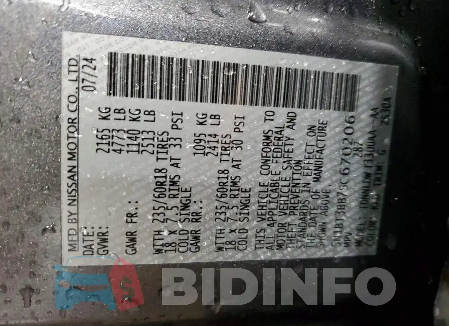 5N1BT3BB7SC670206 Photo# 14