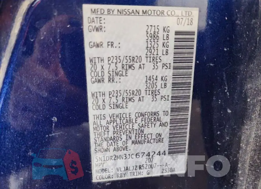 5N1DR2MN3JC674244 Photo# 14