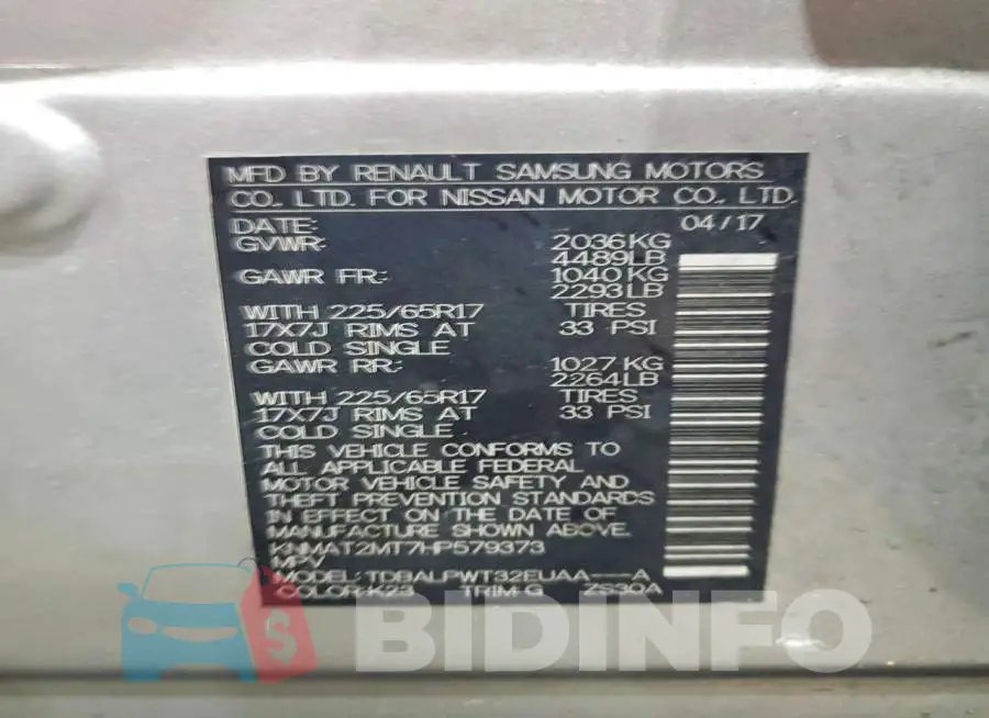 KNMAT2MT7HP579373 Photo# 14