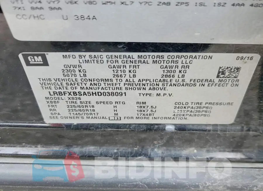 LRBFXBSA5HD038091 Photo# 13