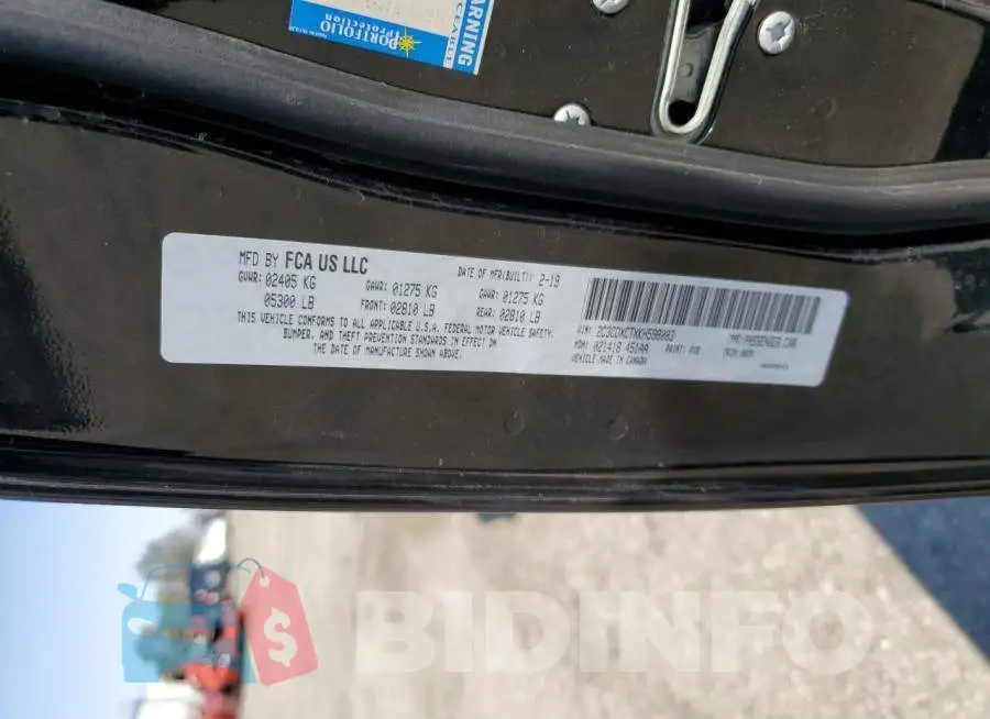 2C3CDXCTXKH598083 Photo# 12