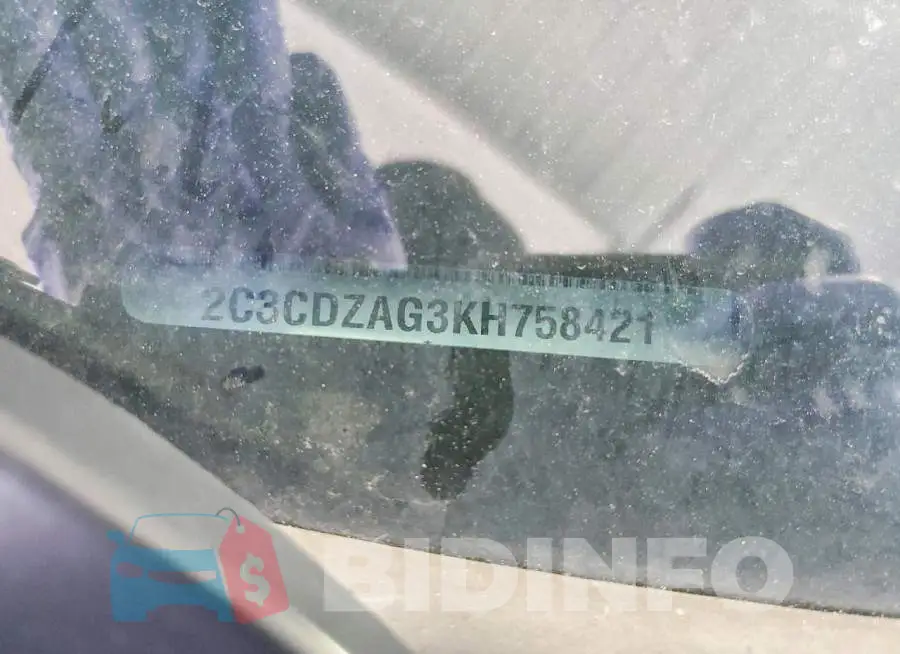 2C3CDZAG3KH758421 Photo# 13
