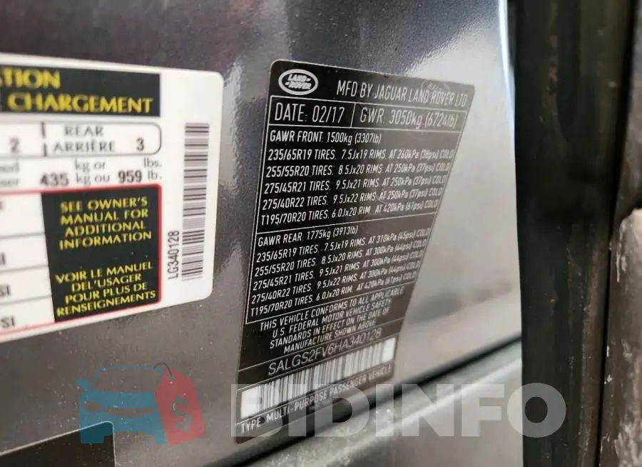 SALGS2FV6HA340128 Photo# 13