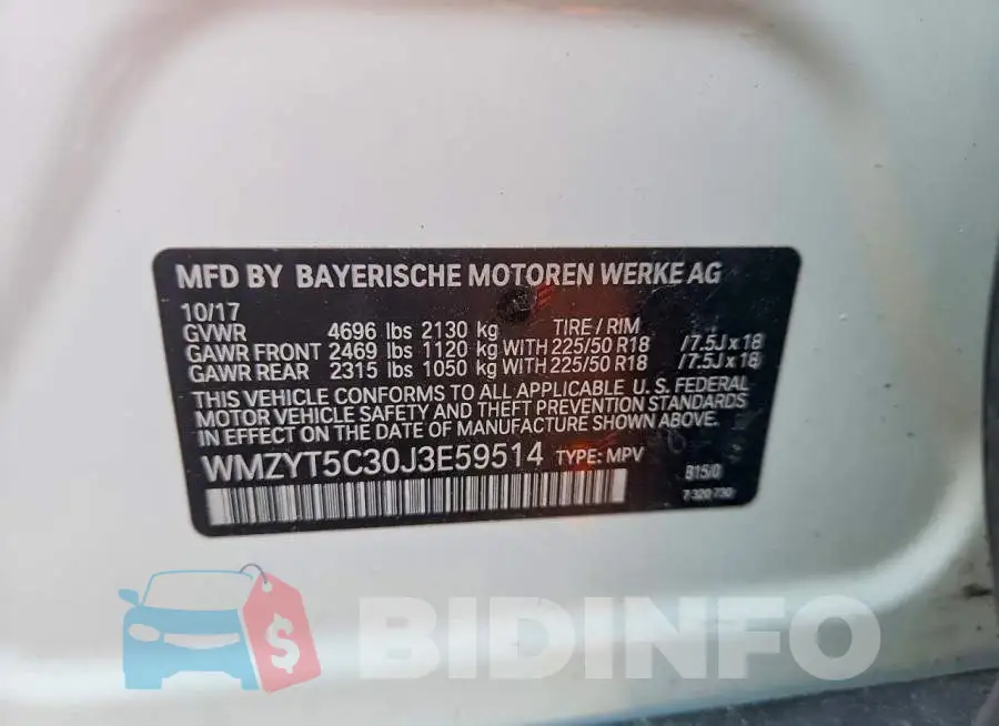 WMZYT5C30J3E59514 Photo# 13