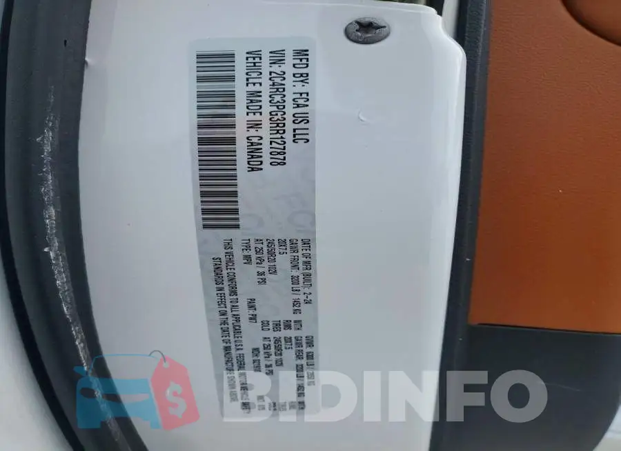2C4RC3PG3RR127878 Photo# 13