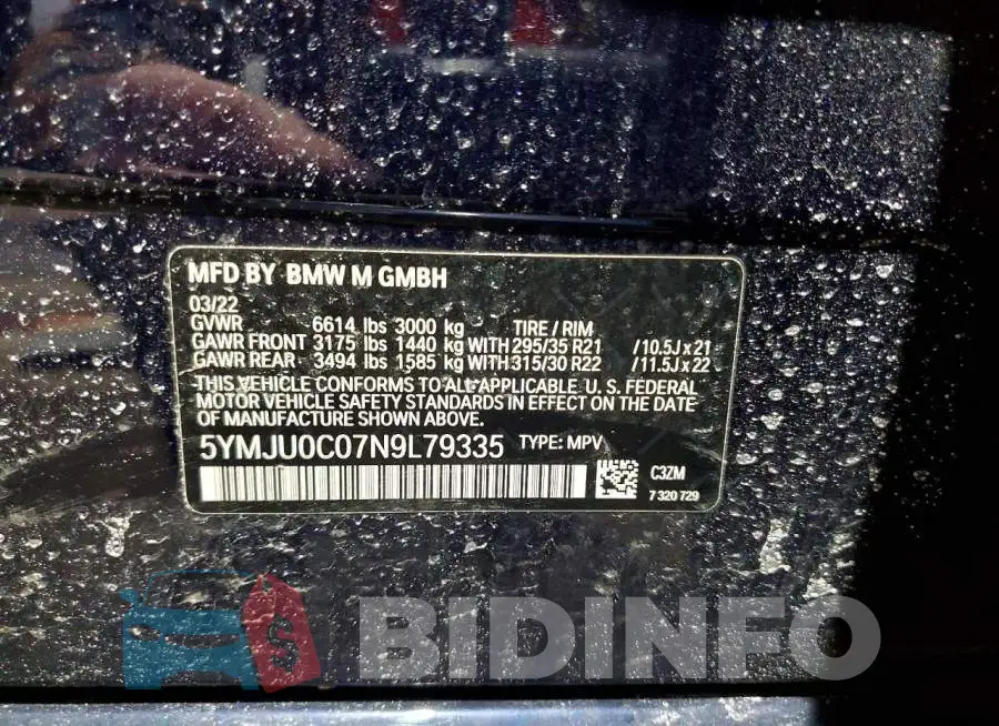 5YMJU0C07N9L79335 Photo# 14