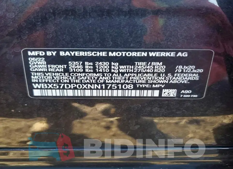 WBX57DP0XNN175108 Photo# 13