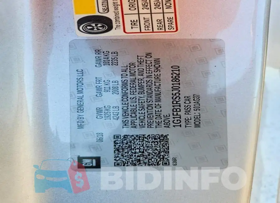 1G1FB1RS5J0186210 Photo# 12