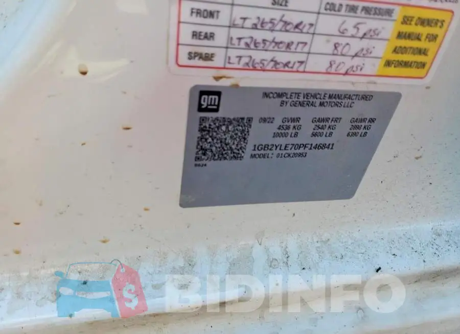 1GB2YLE70PF146841 Photo# 13