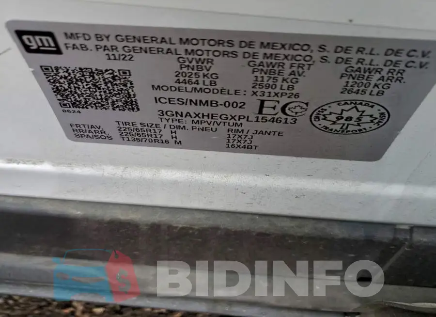 3GNAXHEGXPL154613 Photo# 13