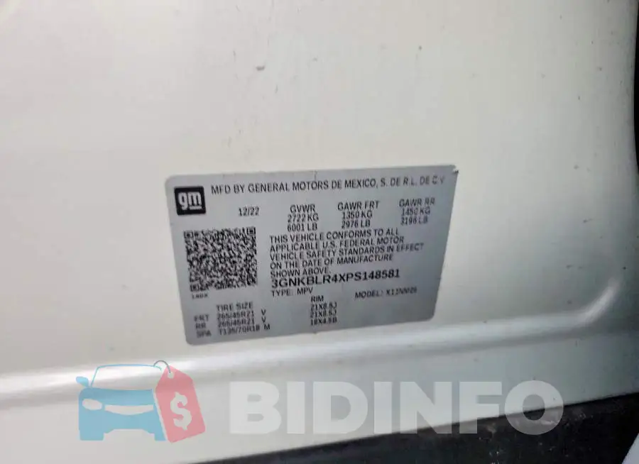 3GNKBLR4XPS148581 Photo# 14