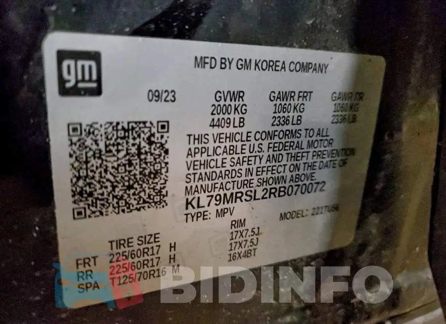 KL79MRSL2RB070072 Photo# 13