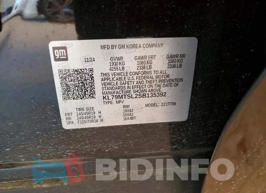 KL79MTSL2SB135392 Photo# 14