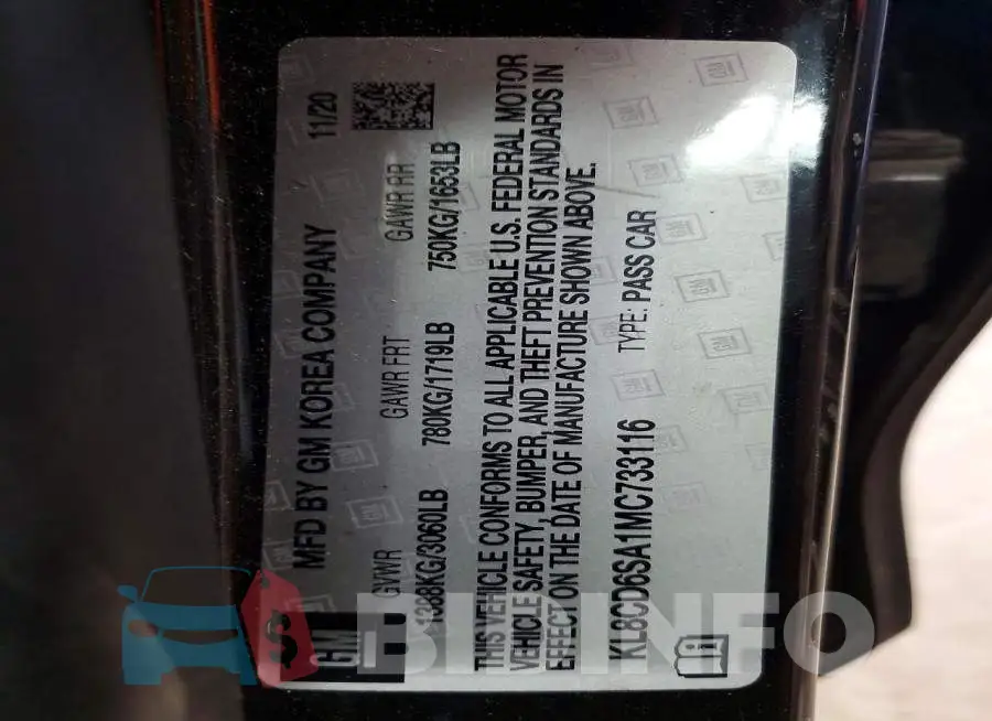 KL8CD6SA1MC733116 Photo# 12