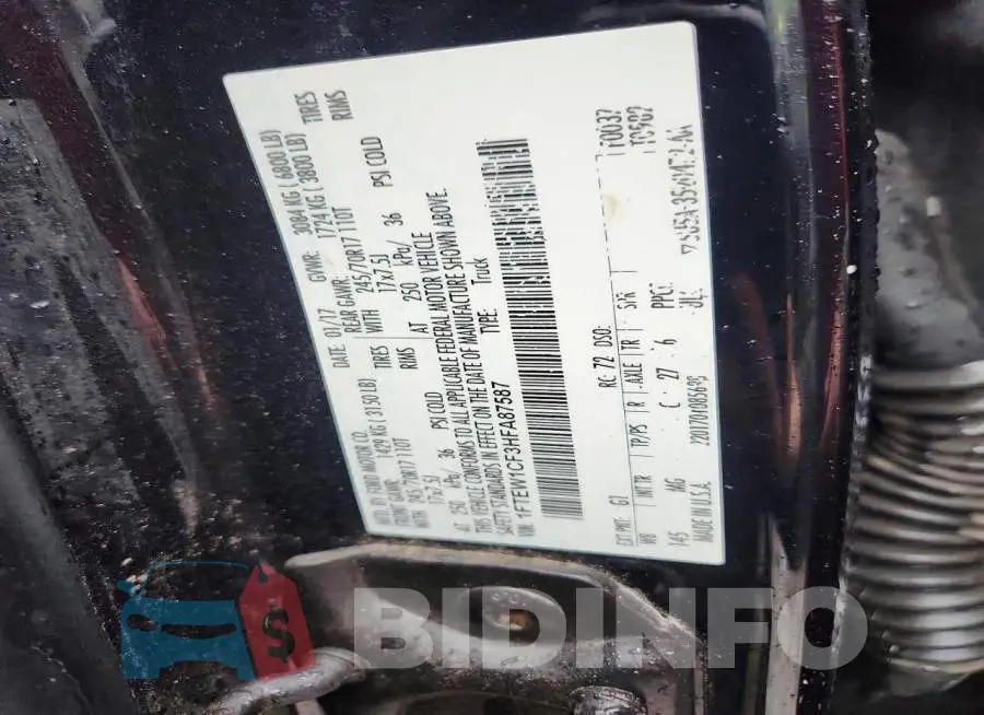 1FTEW1CF3HFA87587 Photo# 12