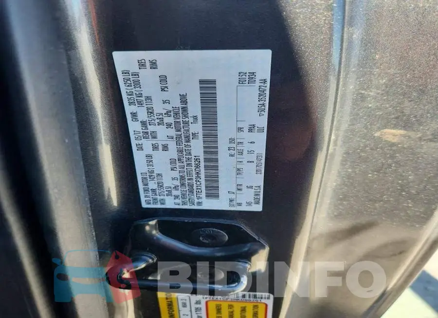 1FTEX1CP3HKD66261 Photo# 12