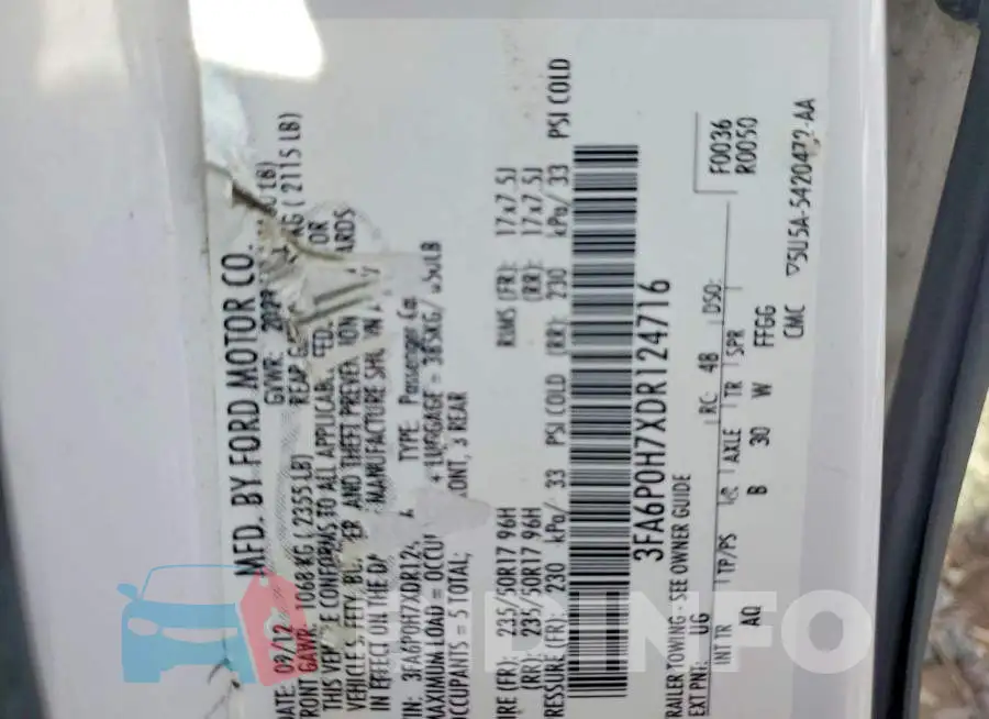 3FA6P0H72LR131982 Photo# 12