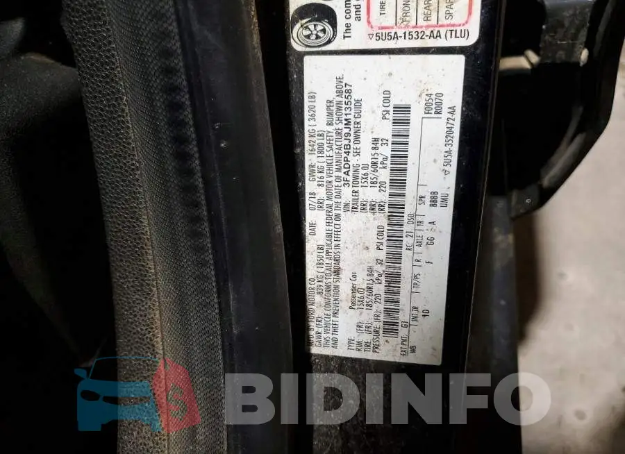 3FADP4BJ9JM135587 Photo# 12