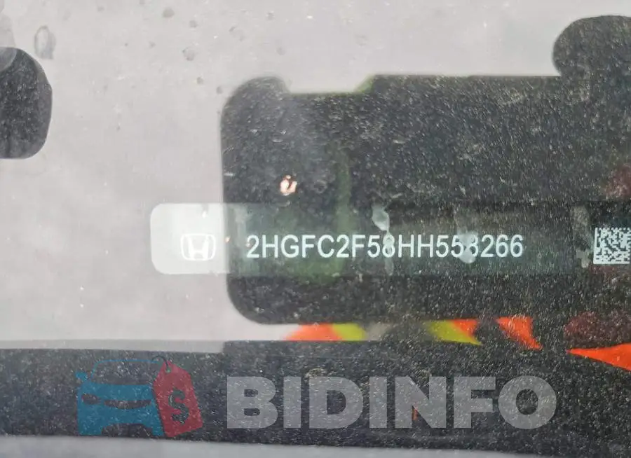 2HGFC2F58HH558266 Photo# 12