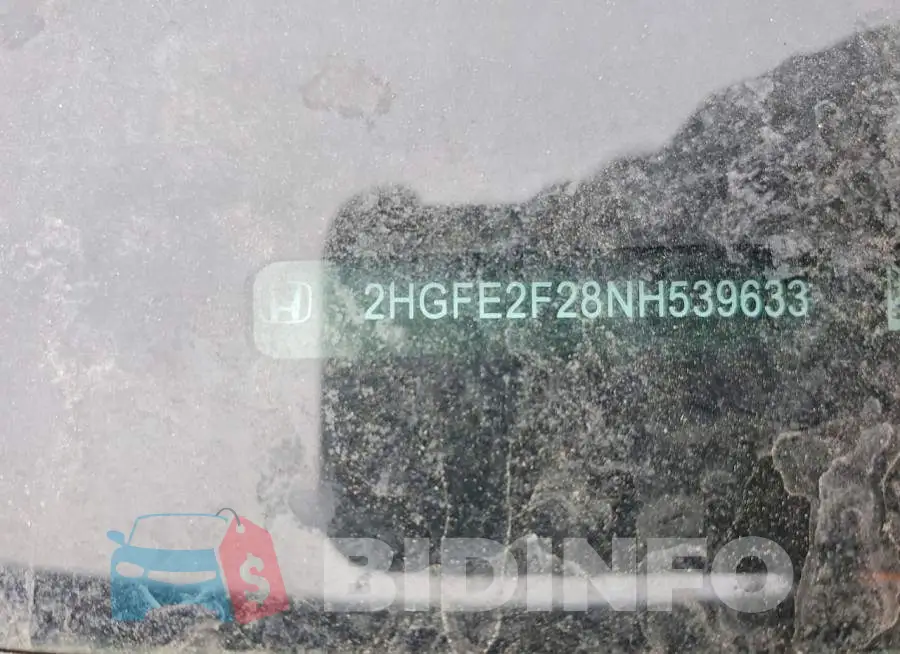 2HGFE2F28NH539633 Photo# 12